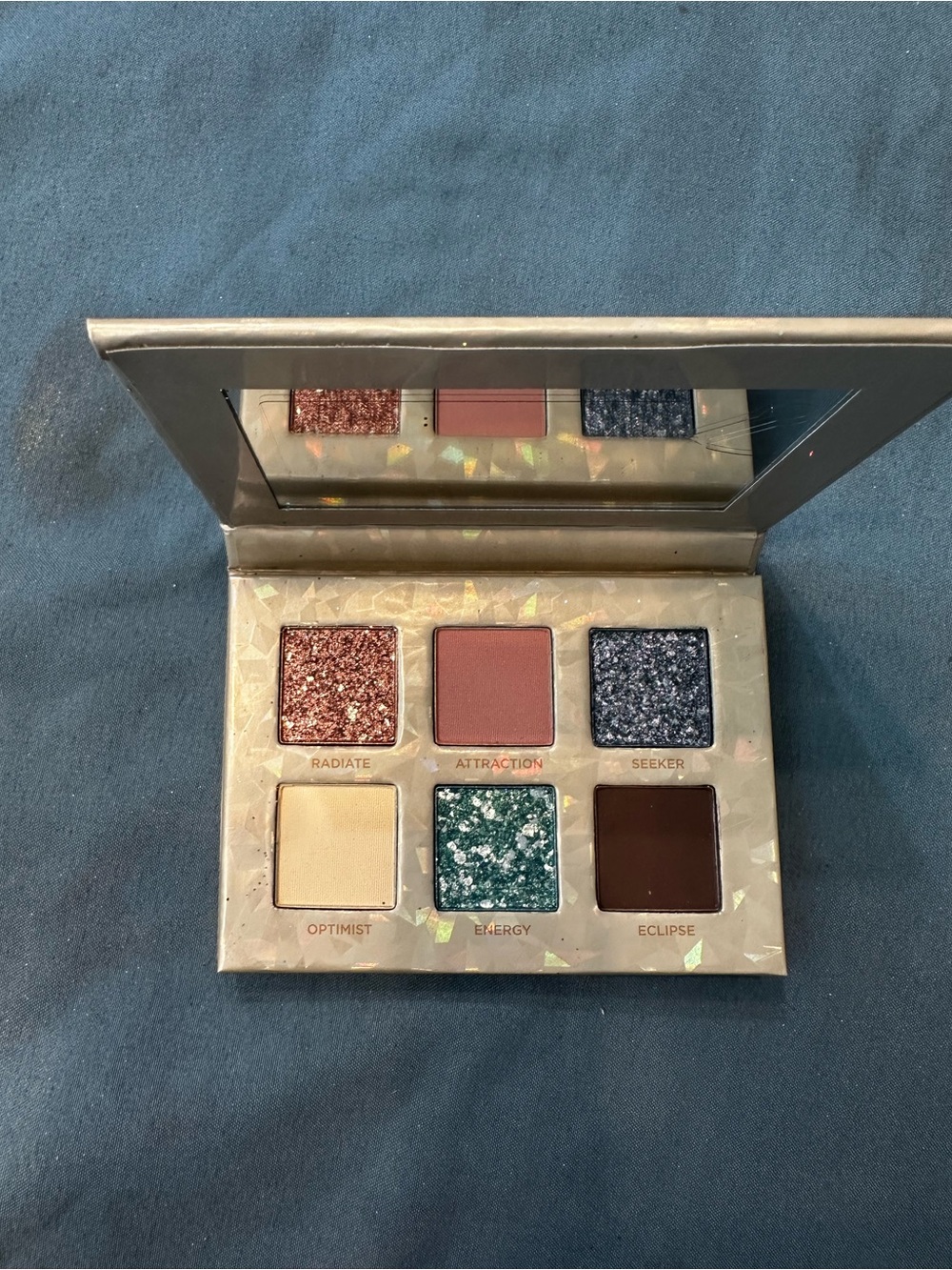 Urban Decay Eyeshadow Palette — Rose, Blue, Cream, Green, Brown, Copper Tones